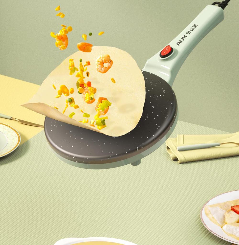 AUX Crepe and Spring Roll Maker - Pancake & Dough Cake Pan