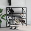 VidaXL Shoe Rack Sonoma Grey 90x30x85 Cm Engineered Wood 833431