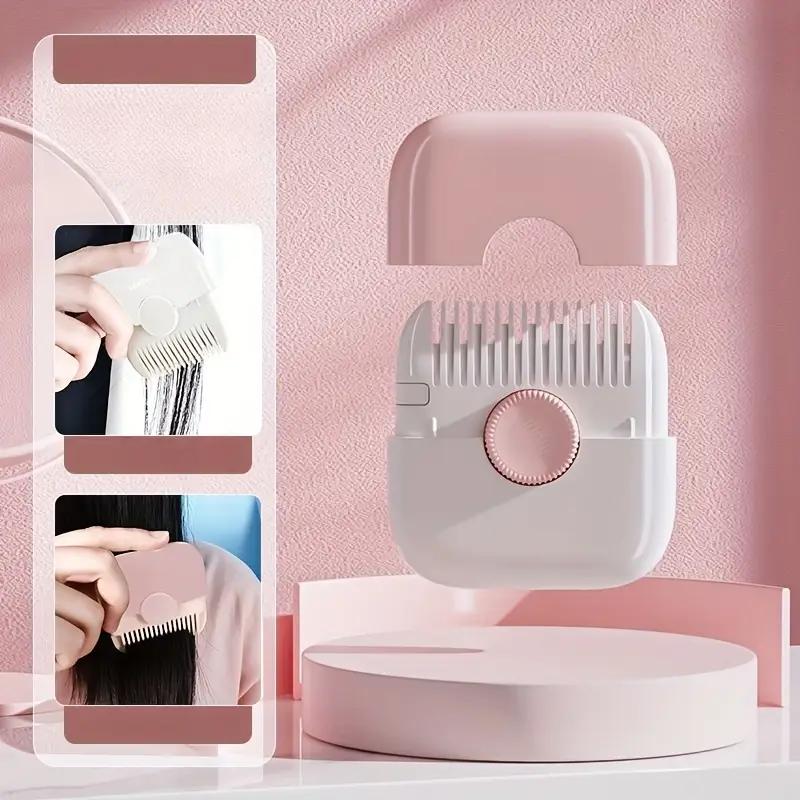 2 in 1 Baby HairCut and Hairdressing Comb Trim Bangs and Broken Hair Bangs Trimmer Manual Portable Children's Hair Clipper