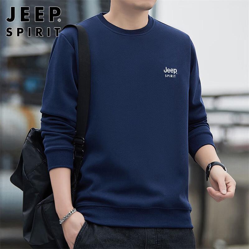 

JEEP SPIRIT Men s Loose Fit Logo Sweatshirt 3XL