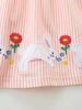 European Embroidered Rabbit Sleeveless Summer Dress for Girls - Children's Round Neck Princess Style