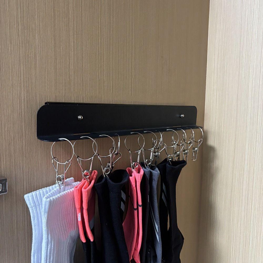 Pull-out Underwear Storage Hanger Wall-mounted Clothes Drying Rack Wardrobe Organizer Jewelry