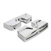 AQIMY Motorcycle Spark Plug Head Bolt Cover Aluminum Harley Softail Dyna Chrome