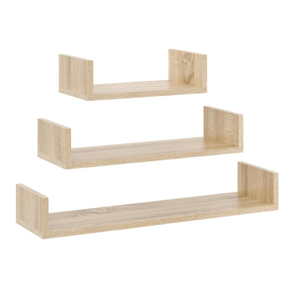 Wall Hanging Shelves - 3 Pieces - No. 23 White
