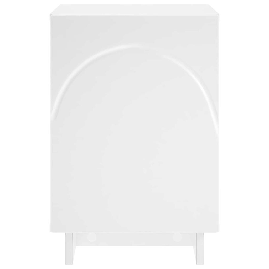 Nightstand 2 Pcs White 33.5 X 34.5 X 50 Cm Engineered Wood