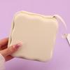 Cute Bow Knot Cable Protector Bag PU Portable Makeup Bag Charger Protector Storage Bag Travel