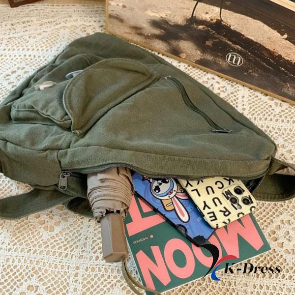 Vintage Canvas Schultertasche Rucksack Umhängetasche(3 Farben)