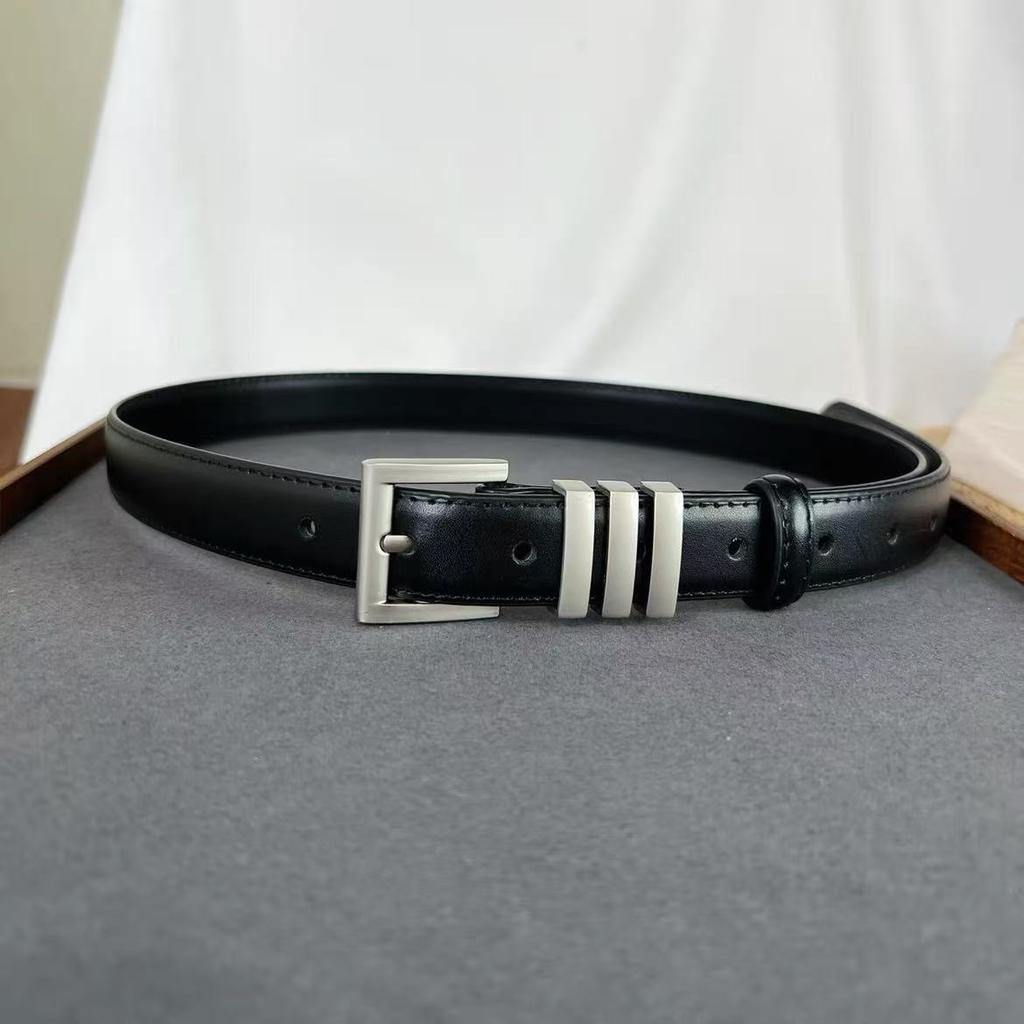 Belt Men's Belt Women's Casual Jeans Black Belt