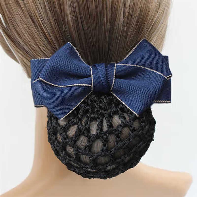 Elegant Handmade Nurse Hairnet Bow Hairpin