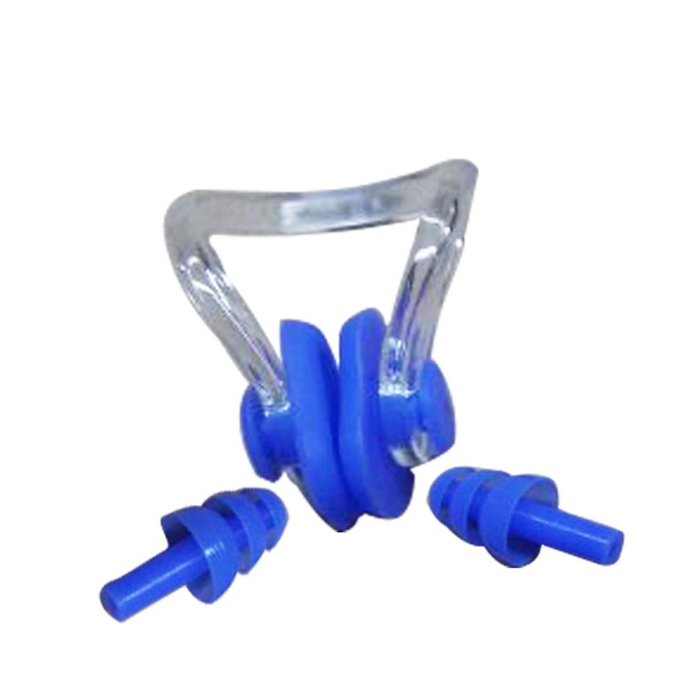 W12 Swimming Earplugs Nose Clip Set Waterproof Silicone Swimming Equipment For Surfing Diving Swimming
