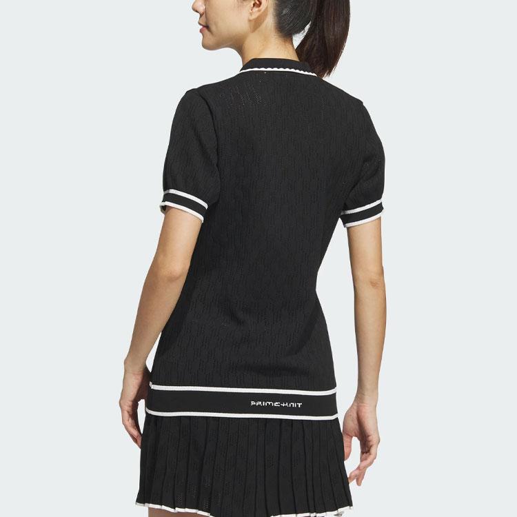 adidas Women's Golf Short Sleeve Polo Shirt Black IN6618
