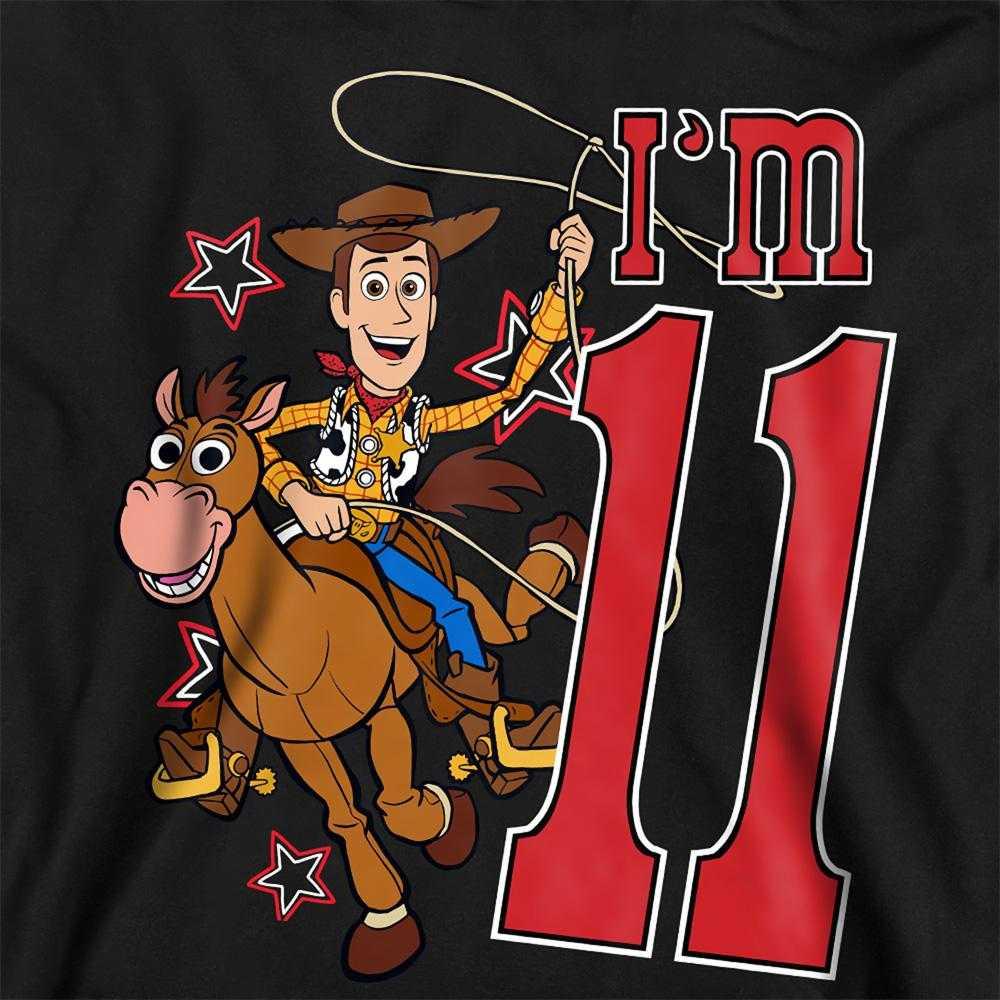 Toy Story Childrens/Kids I´m 11 Woody Birthday Pullover Hoodie