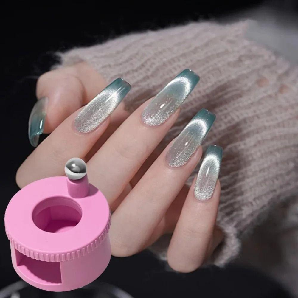 Glass Bead Effect Nail Art Magnetic Stick Strong Magnetic Automatic Nail Magnet  Gel Nail Polish