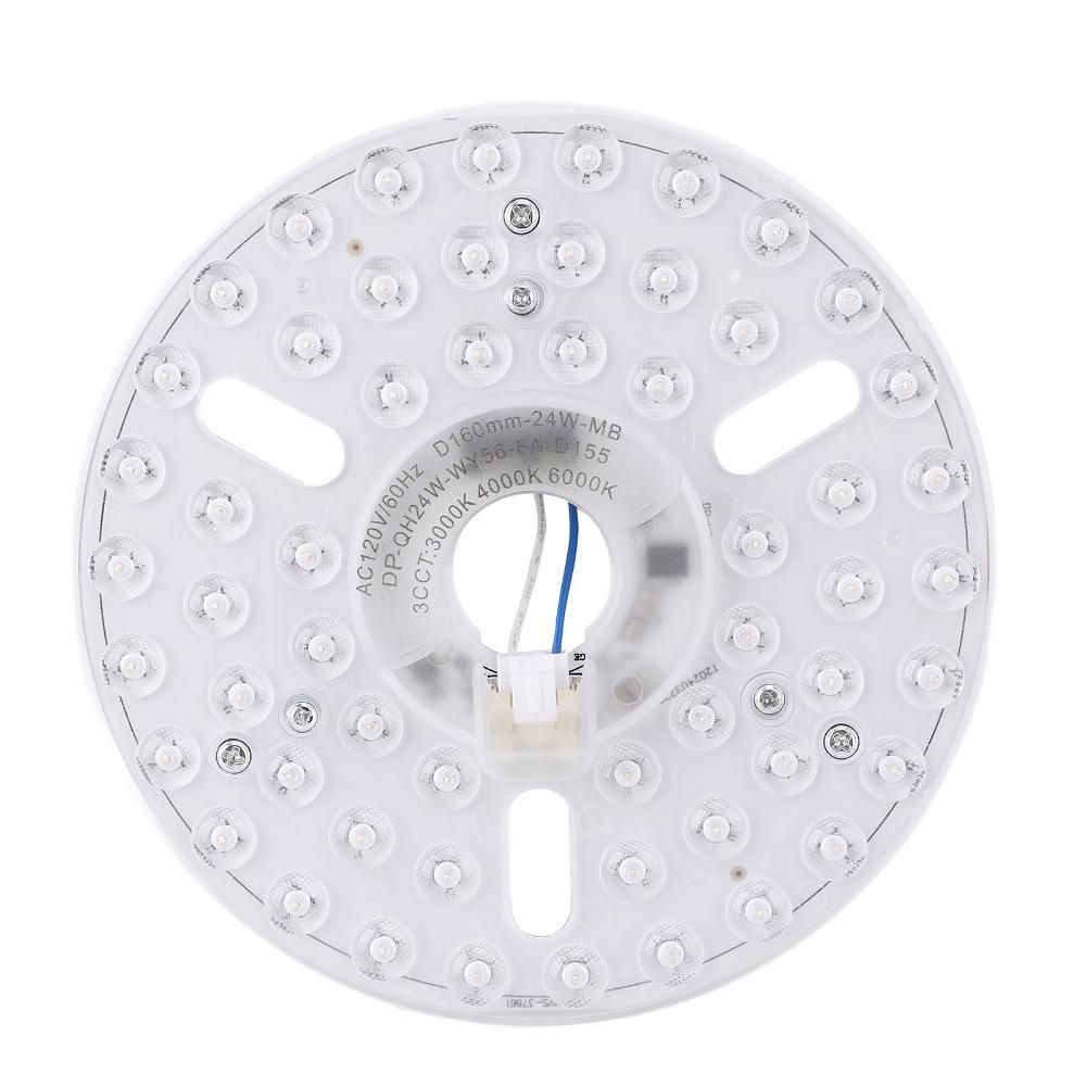 24W LED Ceiling Fan Light Kit Dimmable Ceiling Fan Light Replacement Board  Chandeliers