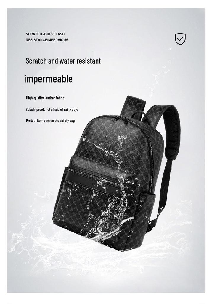 Rucsac Retro Pled Trendy European & American 2025 - Geantă de Călătorie Casual Fashion