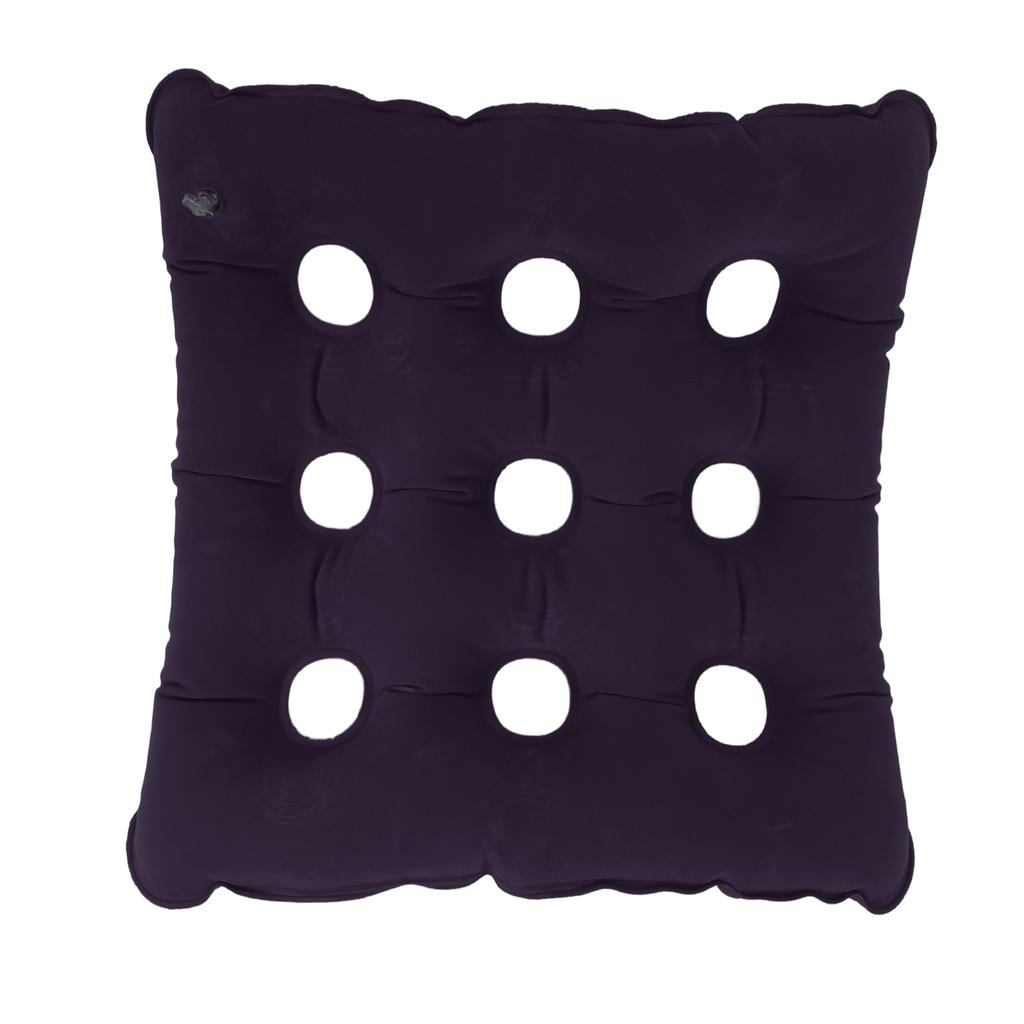 Inflatable Cushion Thickened Flocking Anti Decubitus Cushion Breathable   Seat Cushion for Car   Wheelch