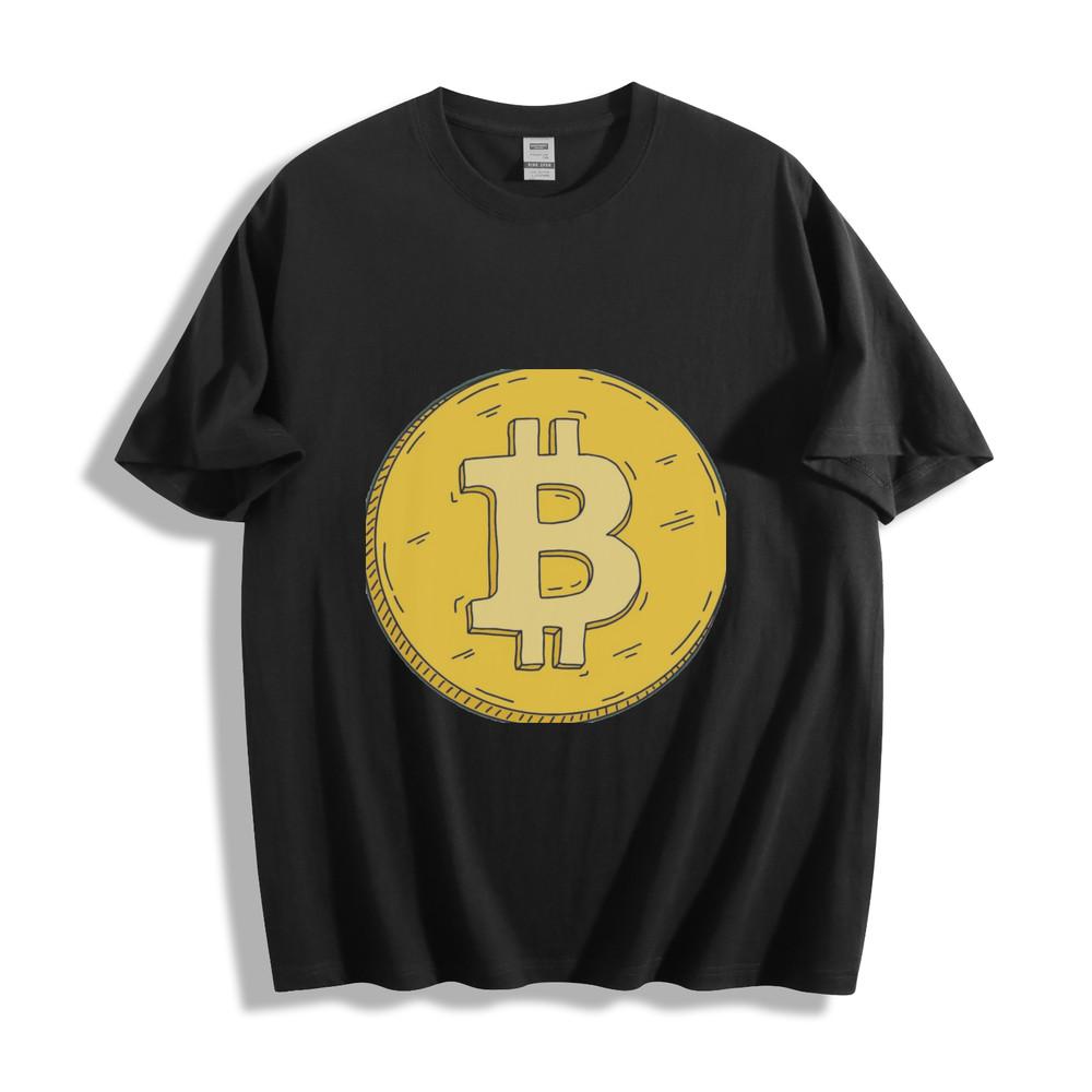 Bitcoin Crypto Coin T-Shirt - Bold Digital Currency Design Unisex Tee