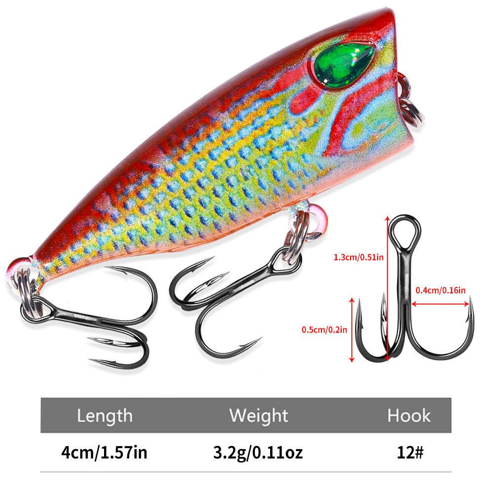 

Micro Lure Wave Crawling Fake Bait3DPrint4cm3.2gFloating Water12Bionic Lure for Bass and Mandarin Fish 4cm-3.2g-12
