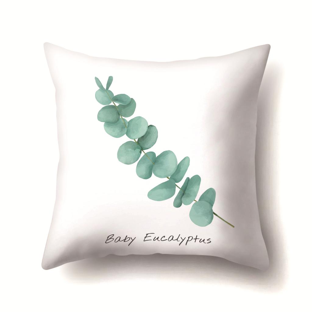 Green Cushion Cover Nordic Spring Pillow Cover Fashion Pillow Cover Living Room Office Pillow Sofa Cushion Car Seat