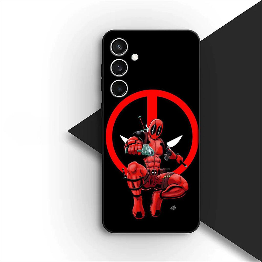 Phone Cover for OPPO A18 A16 A80 A40 A17 A15 A38 A78 A79 A54 A57 A58 A60 4G 5G Funda Casing Soft Case Wallpaper Marvel Deadpool