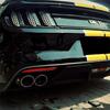 6PCS/Set Car Stickers Honeycomb Specific Creative Decoration For Ford Mustang 2015 2017 Rear Lamp Lights Auto Tuning Styling