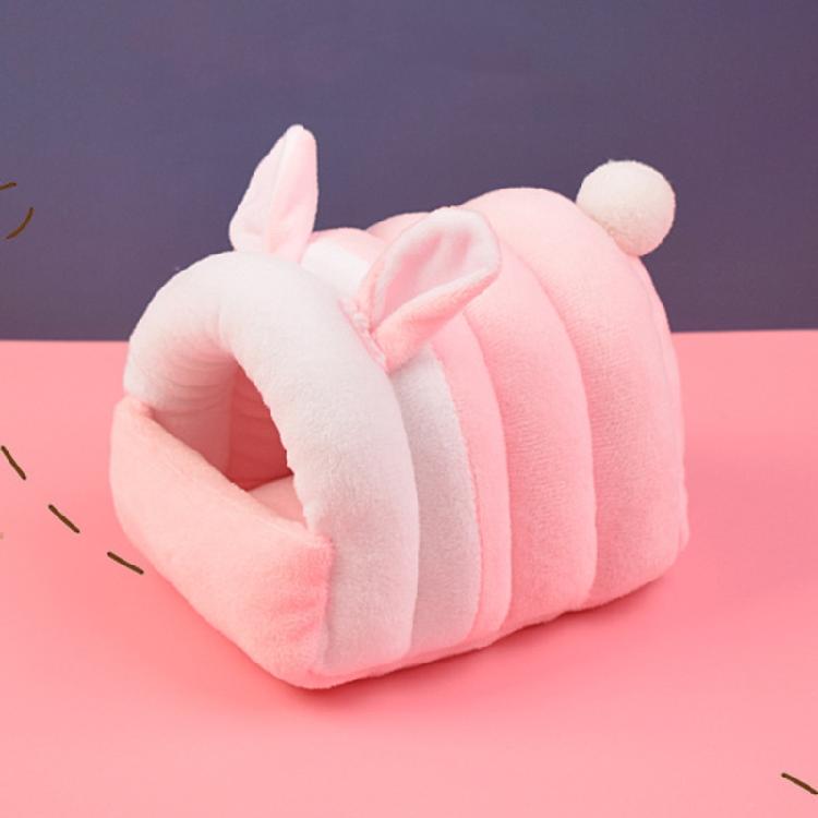 Small Animal Warm House Cozy Cave Hamster Guinea Pig Bed House Cage Accessories