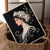 DIY Prinzessin Perlenkunst Malerei für Heimwanddekoration Perlen Edelstein Bilder Kunsthandwerk für Erwachsene/Anfänger Geschenkidee Heimdeko Ohne Rahmen