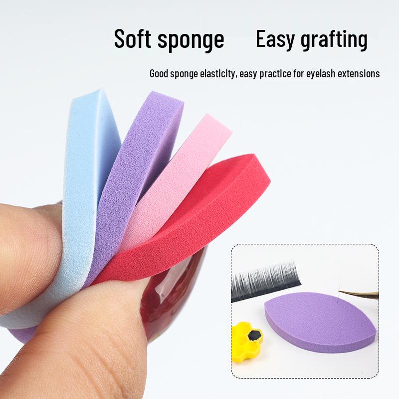 50-Pack Eyelash Grafting Practice Pads for Beginners