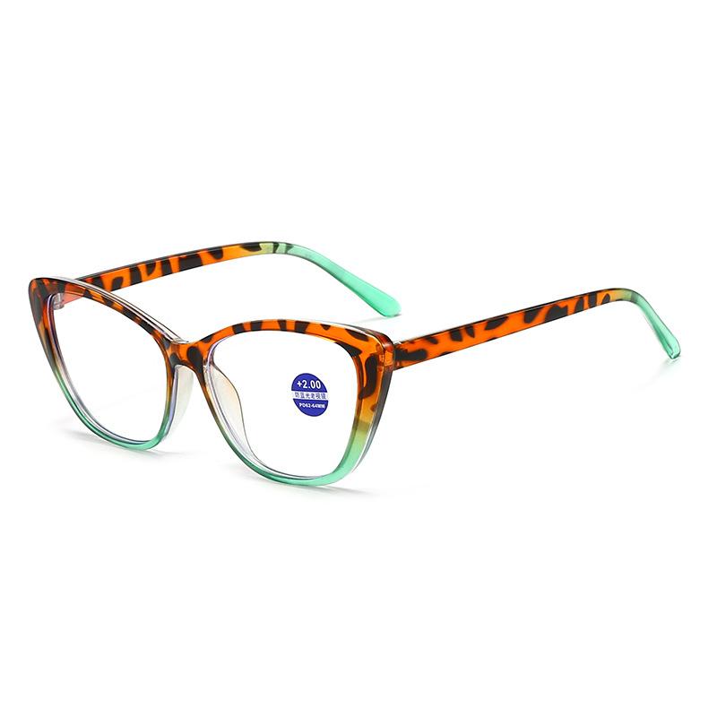 Men Women New Cat-eye Large Frame Presbyopia Glasses Fashionable Personalized High-definition Anti-blue Light Reading Glasses