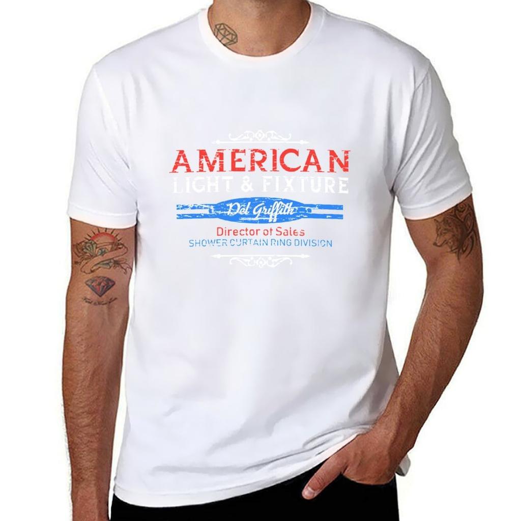 American Light And Fixture Weathered Board Distressed Tshirt Holiday Vacation Tee Shirt