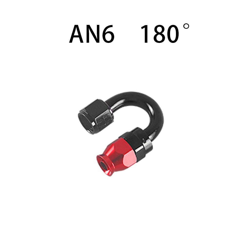Racord pivotant pentru furtun de combustibil, ulei, AN4/6/8/10/12, adaptor drept 0°/45°/90°/180°, pentru racord pivotant din PTFE