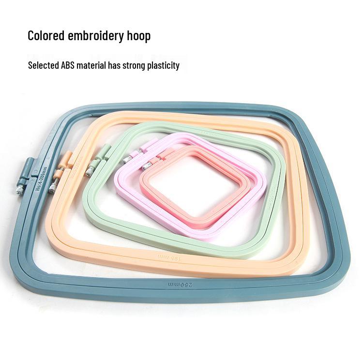 Handmade Square Embroidery Hoop Tool for Cross-Stitch and Frame Holder