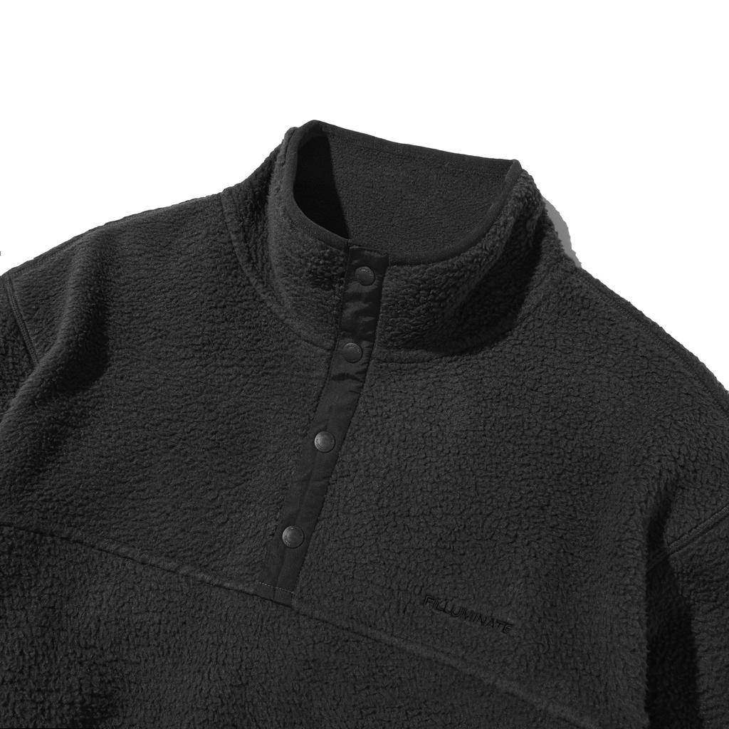 Filluminate Traveler Fleece Anorak - Black