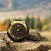 Handtooled Handcrafted Brass & Hardwood Desk Compass - Nautical Collection IM-Q7KL-GSYC