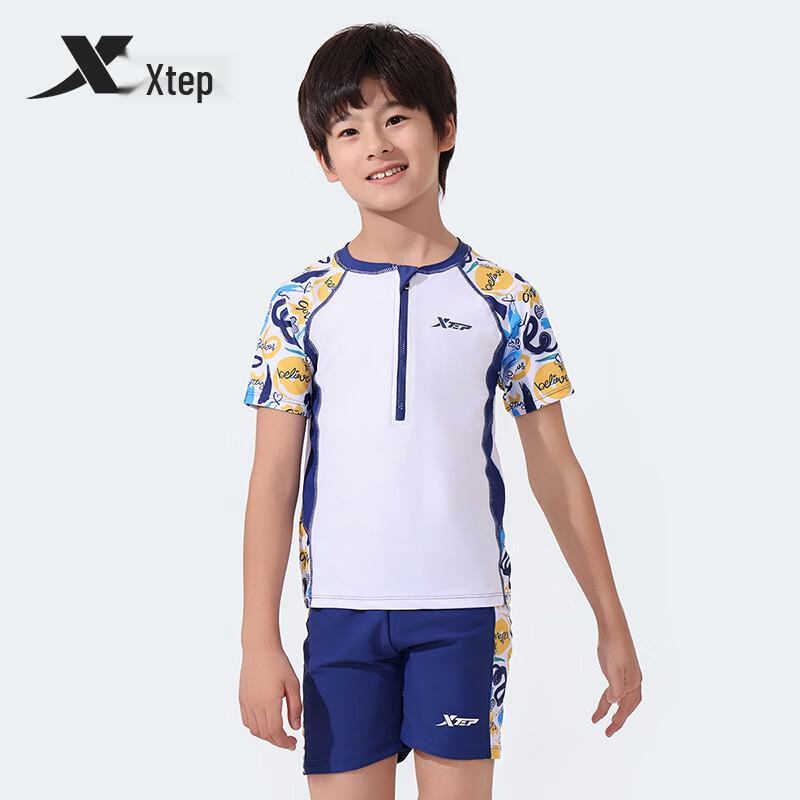XTEP Boys  Split Swimsuit & Swim Trunks Set 170