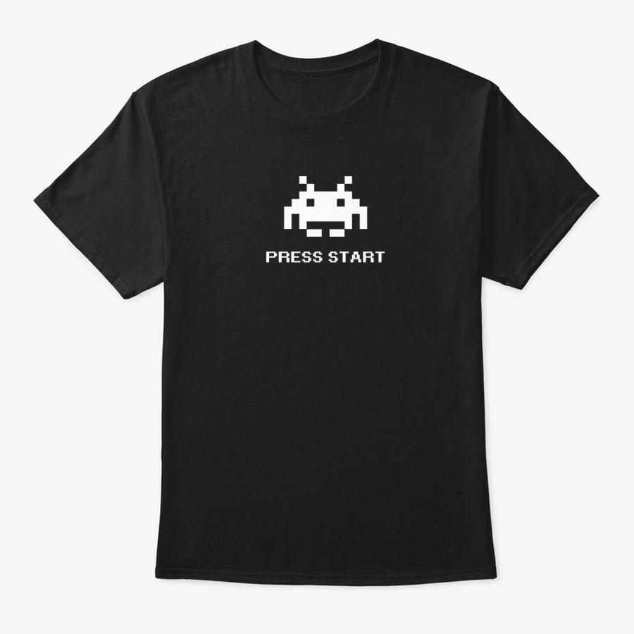 Simple SPACE INVADERS GEEK NERD THE T SHIRT T-SHIRT GIFT Tee S разноцветный