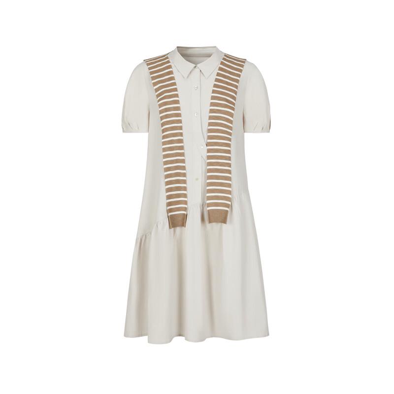 

Elva Island Women s Short-Sleeve A-Line Mid-Length Dress M