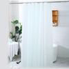 Cortina de Ducha Impermeable PEVA Antimoho Baño Cortina Lisa Ventana de Onda Tul Hogar Lujo con Ganchos Plegado en S Pesado Ducha Ondulada