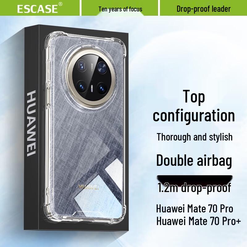 ESCASE Huawei Anti-Yellowing Clear Shockproof Phone Case