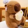 Pot Shovel Capybara Plush Doll Baking Capibara Fluffty Doll Cute Capybara Plush Toy  Christmas Toy