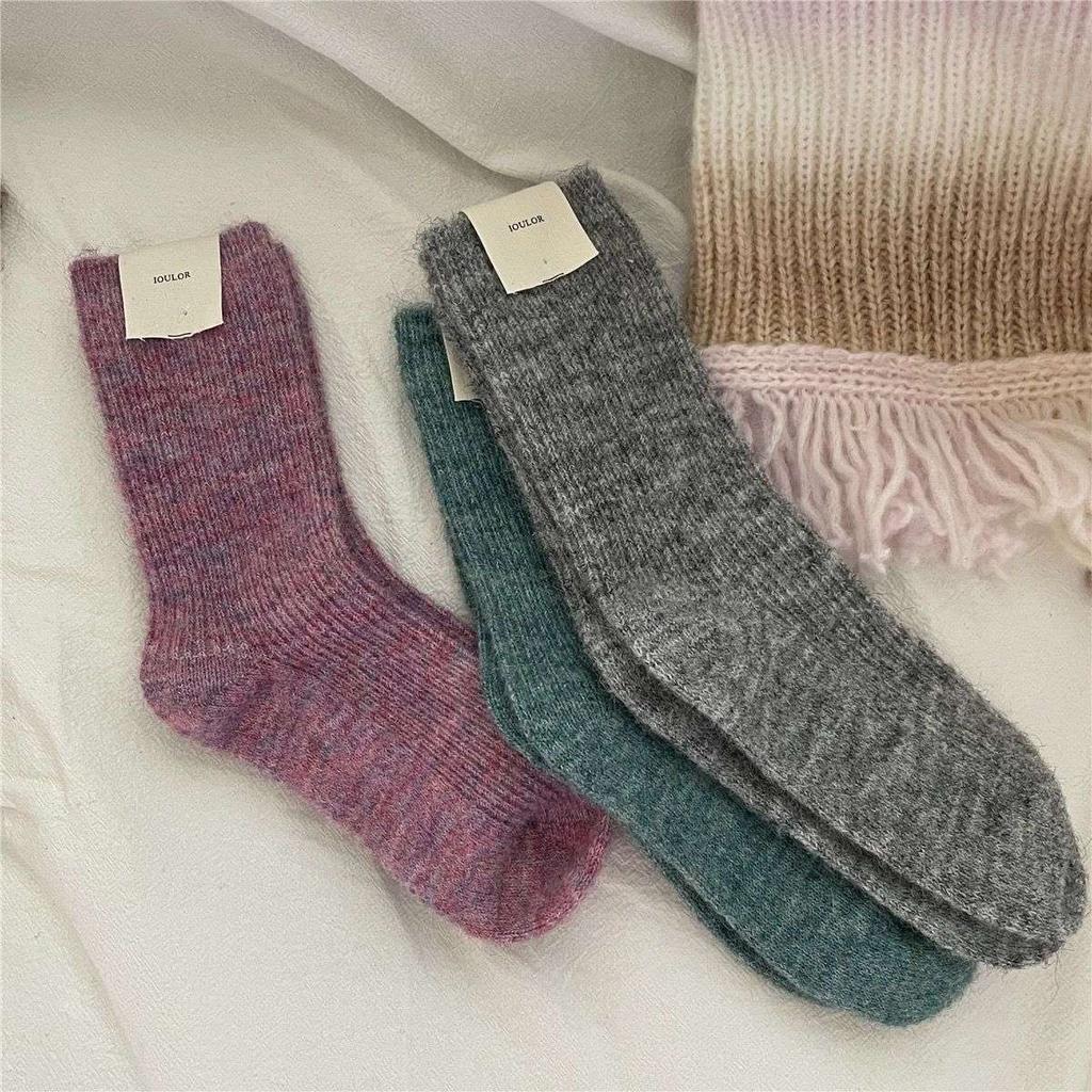New Super Thicker Warm Socks for Male Men Merino Wool Women Solid Against Cold Snow Terry Socks