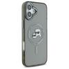 Karl Lagerfeld KLHMP16MHLSKCK iPhone Plus 6.7" black/black hardcase IML Metal Karl&Choupette Head MagSafe