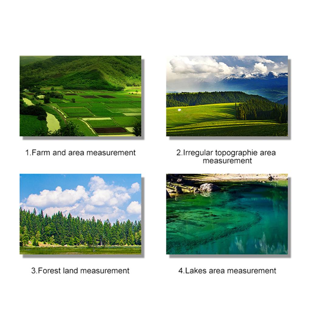 NOYAFA NF 198 GPS Land Meter Handheld Digital LCD Farmland Area Length Height Pressure Satellite Measuring Device,