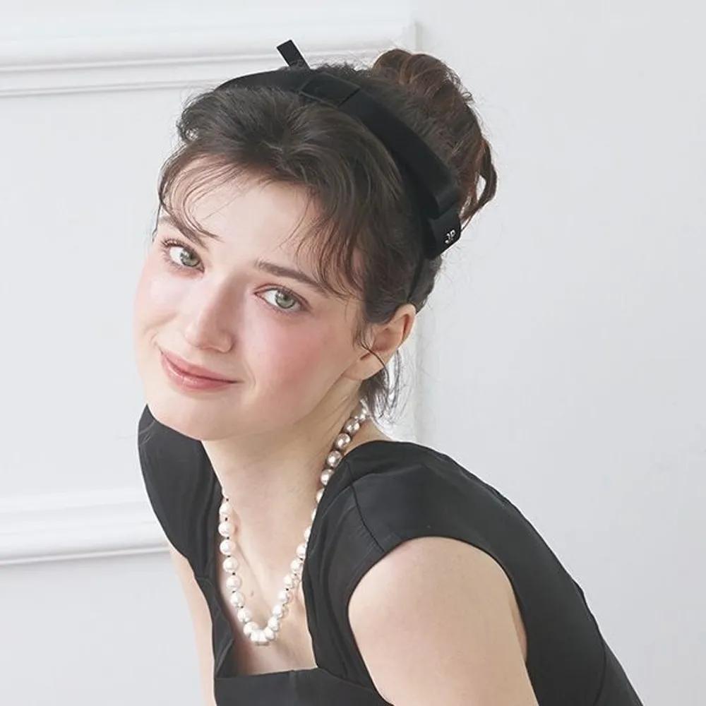 Sandy Ribbon Hairband JP-26-011HB black
