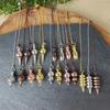 Cone 100% Copper Brass Metal Pendant Pendulum for Divination Dowsing Reiki Healing Egyptian Isis Pendulos Professional A001