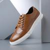All-match Leather Casual Shoes Business Formal Office Shoes Elegantes Mens Casual Leather Shoes Leisure Walk Man Oxford Footwear