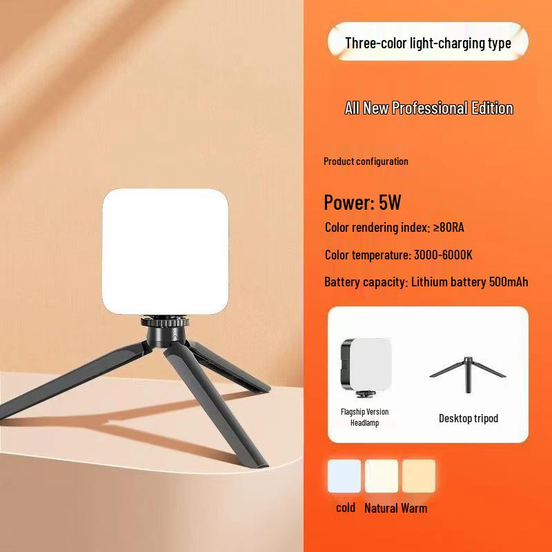 Portable RGB LED Fill Light for Mobile Photography & Live Streaming