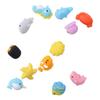12 Pcs Ocean Animal Ocean Animal Shaped Bucket Eraser 2.36*2.75 Inch Pencil Erasers  Office