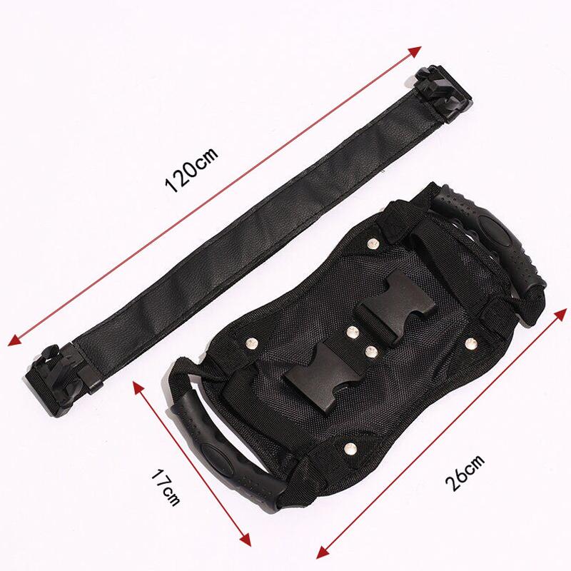 Motorcycle Scooters Safety Belt Back Seat Passenger Grip Grab Handle Non-Slip Strap Universal Motorcycle Seat Strap For Kids