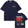 Rapper Maka Aura Concert Tour T Shirt Unisex Wounisex Fashion Hip Hop Tshirt Unisexs Casual Cotton Short Sleeve Tshirt Streetwear Black
